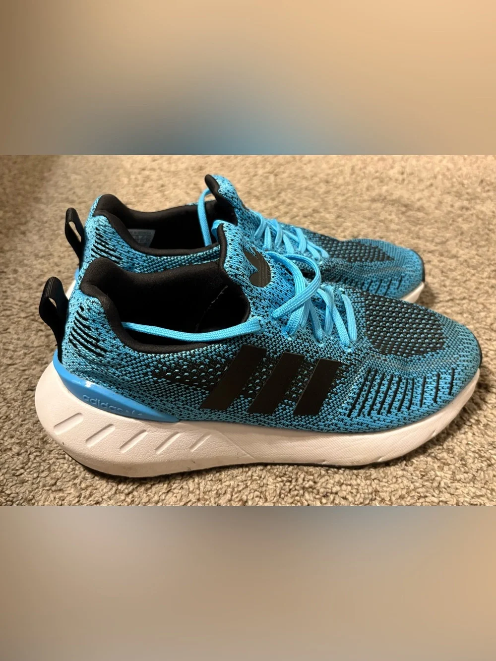 Men’s size 7 Adidas Swift Run 22 “Sky Rush Black”